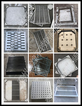 Stainless steel invisible manhole cover Round square sinking custom sewage well composite manhole cover Cement manhole cover grille