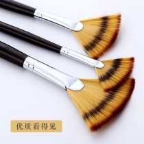 Provinces color nylon sector oil brush three sticks painting shan xing bi shan xing shua