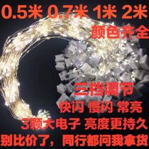 LED light string line luminous bouquet three-speed luminous flower decoration colorful light 1014 light 0 5 1 2 meters warm white