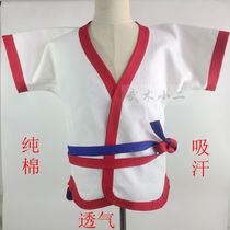 Traditional wrestling suit Red and blue double-sided Chinese wrestling suit girdle fall suit Fall pants Chinese fall competition suit