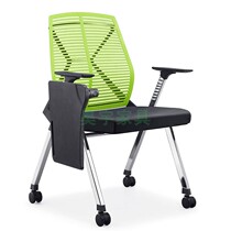 High-grade pulley folding conference chair training chair with table board table and chair integrated smart classroom chair office chair writing board