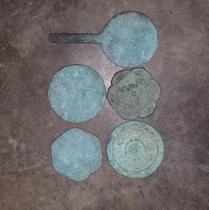 Small number of bronzes bronzes Mirrors Bronze Mirrors Old Oars Bag to the Age Spring and Autumn Period Bronze Mirrors Antique Ancient Play