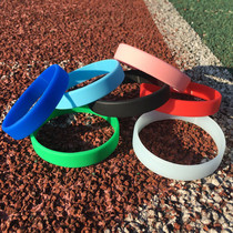 Sports student wrist strap couple silicone energy rubber luminous basketball solid color bracelet color men and women