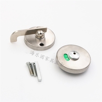 Public toilet Toilet partition accessories Toilet stainless steel manned unmanned handle latch indicator door lock