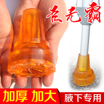 22mm19 armpit single and double crutches 21 disabled walking stick beef tendon thickened foot pad 18 wooden crutch wear-resistant foot cover