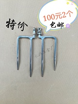 All stainless steel double fork pile oil roll foot rope double fork