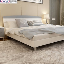 Lonza Furniture Modern Simple 1 8m Bed Double Bed White Bedroom Bed Wedding Bed