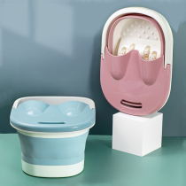 Japanese household foot bath bucket Folding foot bath bucket Plastic foot bath bucket Massage foot bath basin Insulation foot bath basin High depth bucket
