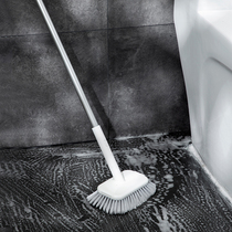 Japanese toilet brush floor brush cleaning tile washing floor long handle bristle bathroom brush toilet floor brush large brush floor