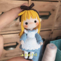 Handmade DIY woolen doll crochet 145 Alice Chinese electronic illustration tutorial popular new hand