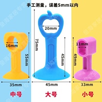 Window suction cup holder door suction hole-free silent silicone cushion bumper door rear suction cup door top