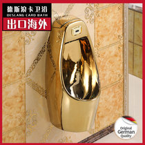 Induction gold urinal bar Wall-mounted urinal Mens ceramic urinal Wall-mounted hotel hotel urinal
