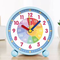 Early education recognition alarm clock student alarm bell Net red rechargeable cartoon childrens bedroom bedside mute simple ins table