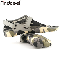 Findcool men and women camouflage shoes women five finger shoes breathable outdoor climbing shoes canvas shoes running shoes