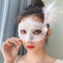 Adult mask female half-faced Princess eye mask Halloween antique masquerade stage performance props