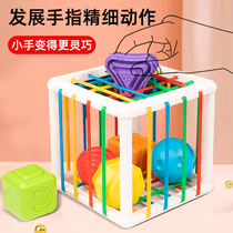 Baby Boy Rainbow Sesele Building Blocks Early Education Shape Cognitive Puzzle Finger Training Toys 1-2 Years 18 Months 6