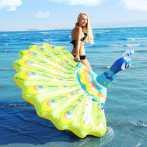 New factory sales Peacock floating blue big water inflatable toy Mount 57250 animal buoy spot