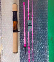 Personality customized hollow glass fiber stream road subejection rod