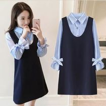 Radiation-proof maternity clothes Autumn computer invisible inner wear belly sling two-piece radiation dress