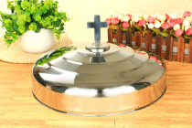  Christian Communion utensils Stainless Steel Communion cup plate 72 holes(separate cover)