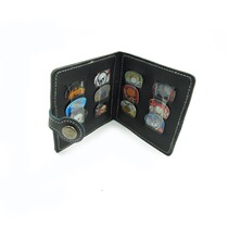 -Vorson leather paddle bag paddle set Guitar box pick (send 12 Pickles)