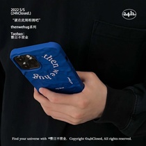 Hug Klein Blues qualified original iPhone13promax phone shell ins wind all-bag pleated soft shell