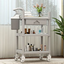 Multifunctional beauty car beauty salon special trolley small bubble instrument car shelf treatment car tool cart cart