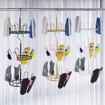 Shoe rack outdoor balcony indoor multifunctional foldable rotary shoe rack hanging shoe artifact drying rack drying rack