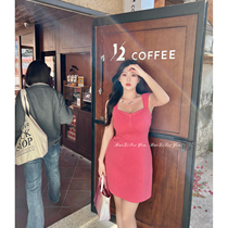 Zhou Baizi FORYOU Summer new long dress Shaping fabric micro fat big code Thin Sling with dress Skirt Woman