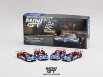 MINI GT 1:64 Alloy car model Ford GT Ford 2016 Le Mans racing four car set