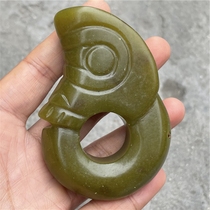 Xiu Jade Pendant Ancient Play Jade Sculpture Jade Pendulum Pieces Ancient Jade Jade Pendant Jade Pendant Hot Sell Yubi Jade Medullary Jade Medullary Jade