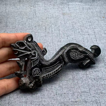 Antique Xiuyu pendant ancient jade old jade put piece jade pendant brand running dragon simple antique jade ornament jade bi collection