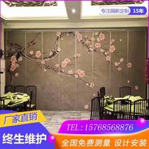 Hotel activity partition wall electric mobile screen hotel room soundproof wall restaurant banquet hall push pull high partition