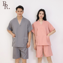 Xu brothers sweat steamed clothing women plus fat plus size 200kg male couples high-grade Korean brand bath clothing set