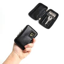 New canvas coated FREE STYLE classic waterproof casual commuter zipper key case card bag mini bag