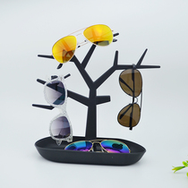 Glasses display stand sunglasses shelf tree display props sun glasses storage bracket window decoration ornaments