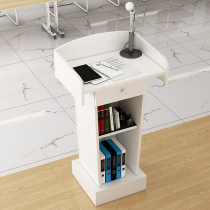 Lecture table Lecture table Lecture table Guest table Shopping guide table Welcome table Reception table Simple modern EMCEE table