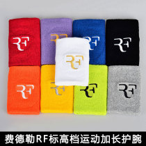 RF Federer custom sports extended wristband badminton tennis basketball sports wrist sweating soft cotton