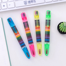 Creative stationery wholesale color crayon 20 color primary school students children painting stick Painting graffiti pen oil painting stick
