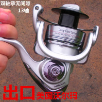 Infinity 13 shaft all-metal fishing wheel without gap double bearing fish wheel anchor fish spinning wheel sea rod Raft Rod Wheel Gear