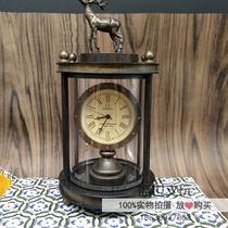 Antique Chinese retro antique mechanical clock clock European style German old mechanical antique watch Swiss movement