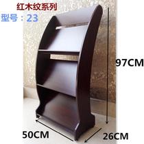  Household book and newspaper rack length 50cm Magazine rack Convenient six-layer high multi-function company simple storage rack florist