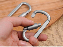 High quality aluminum alloy mountaineering buckle D-shaped quick hanging hanging buckle d-shaped climbing button multifunction fast hanging