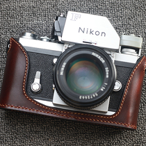 Funper Nikon large F leather camera case