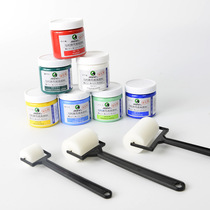 Big cardboard model graffiti paint paper house tank airplane coloring painting diy kit roller brush