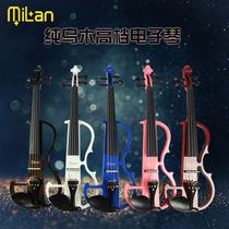 High-grade imported pickups electroacoustic mute practice playing solid wood color electronic violin musical instruments for adults and children