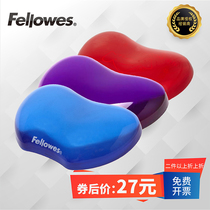 Van Ros Fellowes Wrist Wrist Silicone Mouse Pad Wrist Pad Hand Handrest Soft Antibacterial (Blue Purple)