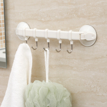 Japan high quality creative kitchen bathroom mobile hanger Towel rack Strong incognito suction cup nail-free hook hanger