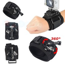 Sports camera mobile phone holder wrist strap 360 degree steering wrist fixing strap for gopro mountain dog ant