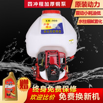 Four-stroke knapsack sprayer gasoline sprayer high pressure pump garden fruit tree agricultural disinfection spray car washing machine